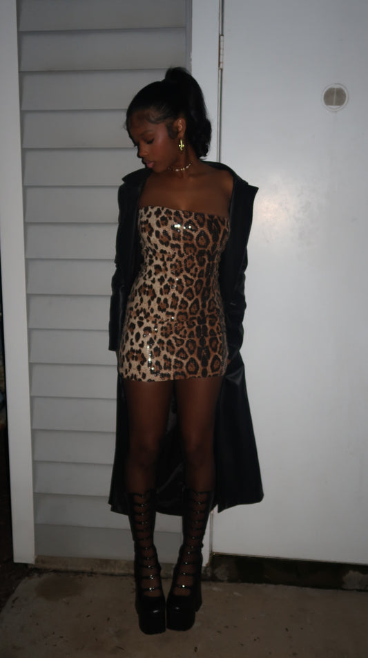 Cheetah Mini Dress