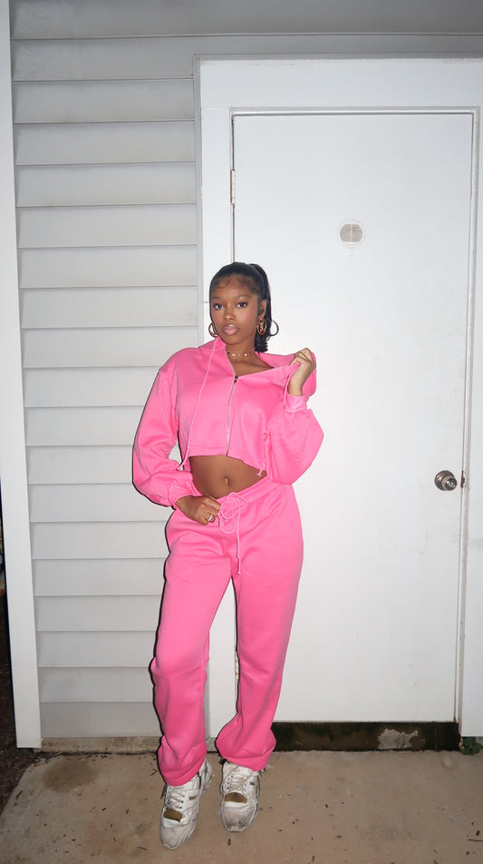 Pinkish Sweatsuit